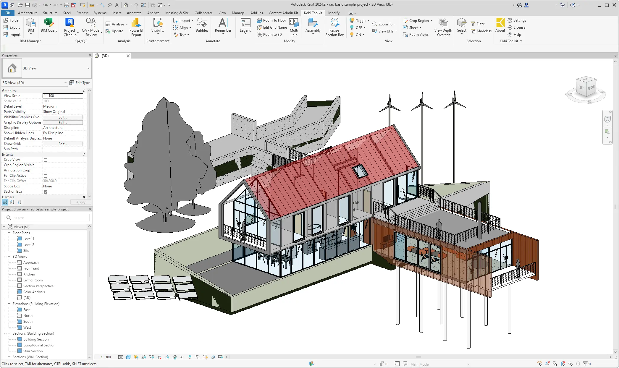 Edit Transparency in Revit