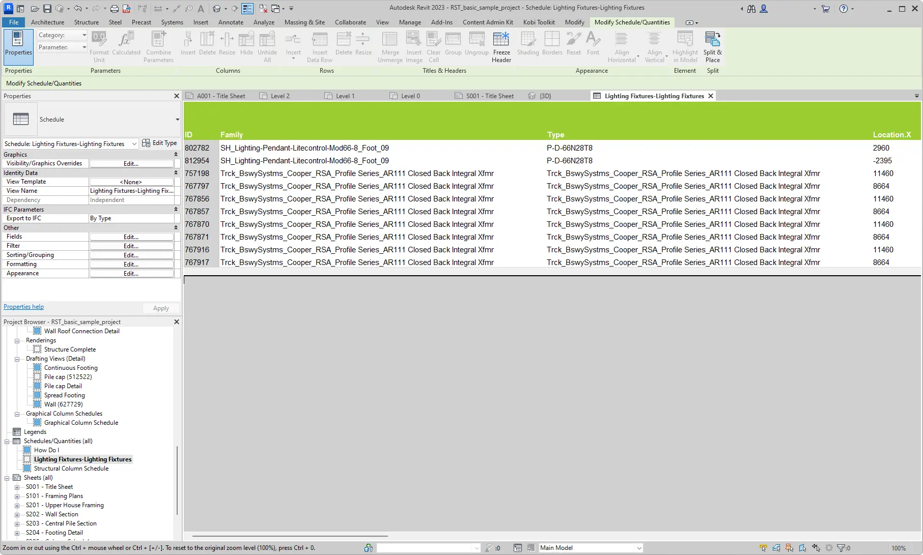 Import the Excel file in to schedule