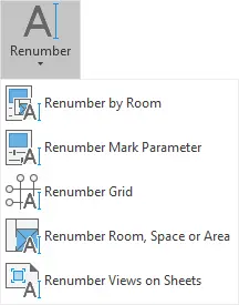 Revit Renumber Options - Kobi Toolkit for Revit