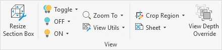 Revit View panel Options - Kobi Toolkit for Revit