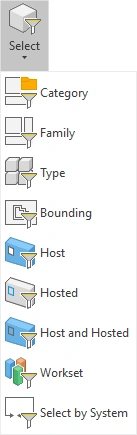 Revit Select Options - Kobi Toolkit for Revit