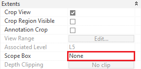How to turn on Crop View in Revit