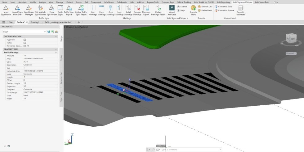Road marking software for BIM-ready pavement markings | KobiLabs